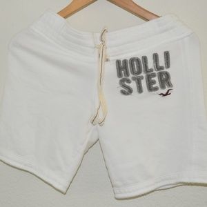 HOLLISTER White Medium Shorts